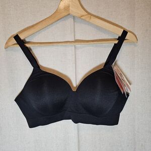 Shapermint Everyday Empower Contour Wireless Bra Black Size Large Extender NWT